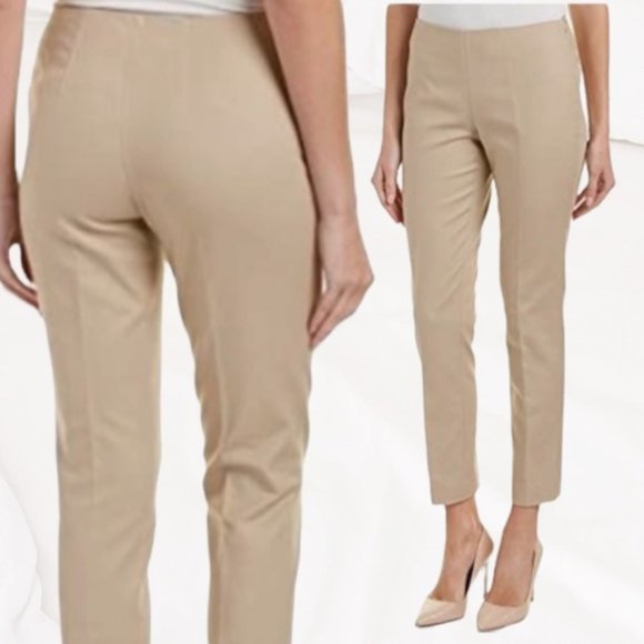 Vince Camuto Khaki Side Zip Pants Size 10 - Picture 1 of 2